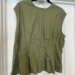 Abercrombie & Fitch Olive Green Blouse